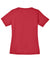 Sport-Tek LST340 Womens RacerMesh Moisture Wicking Short Sleeve V-Neck T-Shirt True Red Flat Back