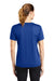 Sport-Tek LST340 Womens RacerMesh Moisture Wicking Short Sleeve V-Neck T-Shirt True Royal Blue Model Back