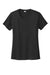 Sport-Tek LST350 Womens Competitor Moisture Wicking Short Sleeve Crewneck T-Shirt Black Flat Front