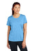 Sport-Tek LST350 Womens Competitor Moisture Wicking Short Sleeve Crewneck T-Shirt Carolina Blue Model Front