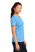 Sport-Tek LST350 Womens Competitor Moisture Wicking Short Sleeve Crewneck T-Shirt Carolina Blue Model Side