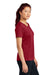 Sport-Tek LST350 Womens Competitor Moisture Wicking Short Sleeve Crewneck T-Shirt Deep Red Model Side