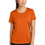 Sport-Tek Womens Competitor Moisture Wicking Short Sleeve Crewneck T-Shirt - Deep Orange