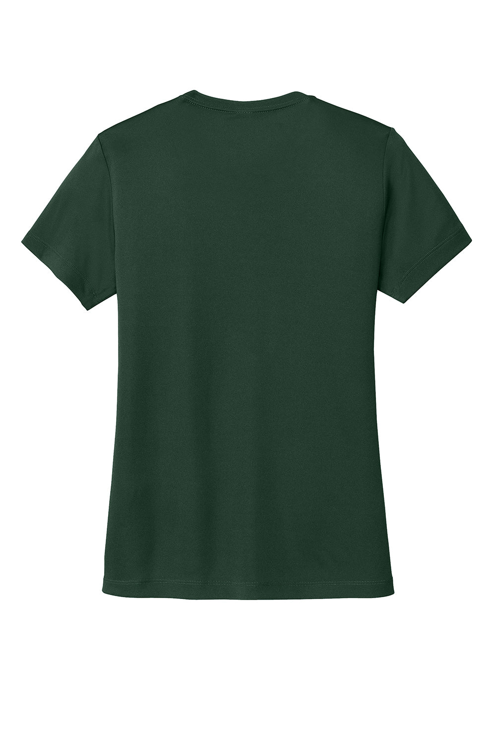 Sport-Tek LST350 Womens Competitor Moisture Wicking Short Sleeve Crewneck T-Shirt Forest Green Flat Back