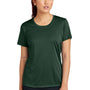 Sport-Tek Womens Competitor Moisture Wicking Short Sleeve Crewneck T-Shirt - Forest Green