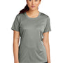 Sport-Tek Womens Competitor Moisture Wicking Short Sleeve Crewneck T-Shirt - Concrete Grey