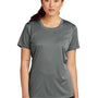 Sport-Tek Womens Competitor Moisture Wicking Short Sleeve Crewneck T-Shirt - Iron Grey