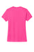 Sport-Tek LST350 Womens Competitor Moisture Wicking Short Sleeve Crewneck T-Shirt Neon Pink Flat Back