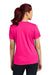 Sport-Tek LST350 Womens Competitor Moisture Wicking Short Sleeve Crewneck T-Shirt Raspberry Pink Model Back