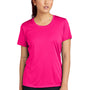 Sport-Tek Womens Competitor Moisture Wicking Short Sleeve Crewneck T-Shirt - Raspberry Pink