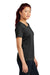 Sport-Tek LST350 Womens Competitor Moisture Wicking Short Sleeve Crewneck T-Shirt Black Model Side