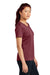 Sport-Tek LST350 Womens Competitor Moisture Wicking Short Sleeve Crewneck T-Shirt Maroon Model Side