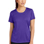 Sport-Tek Womens Competitor Moisture Wicking Short Sleeve Crewneck T-Shirt - Purple