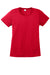 Sport-Tek LST350 Womens Competitor Moisture Wicking Short Sleeve Crewneck T-Shirt True Red Flat Front