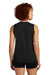 Sport-Tek LST352 Womens Competitor Moisture Wicking Tank Top Black Model Back