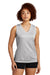 Sport-Tek LST352 Womens Competitor Moisture Wicking Tank Top Silver Grey Model Front