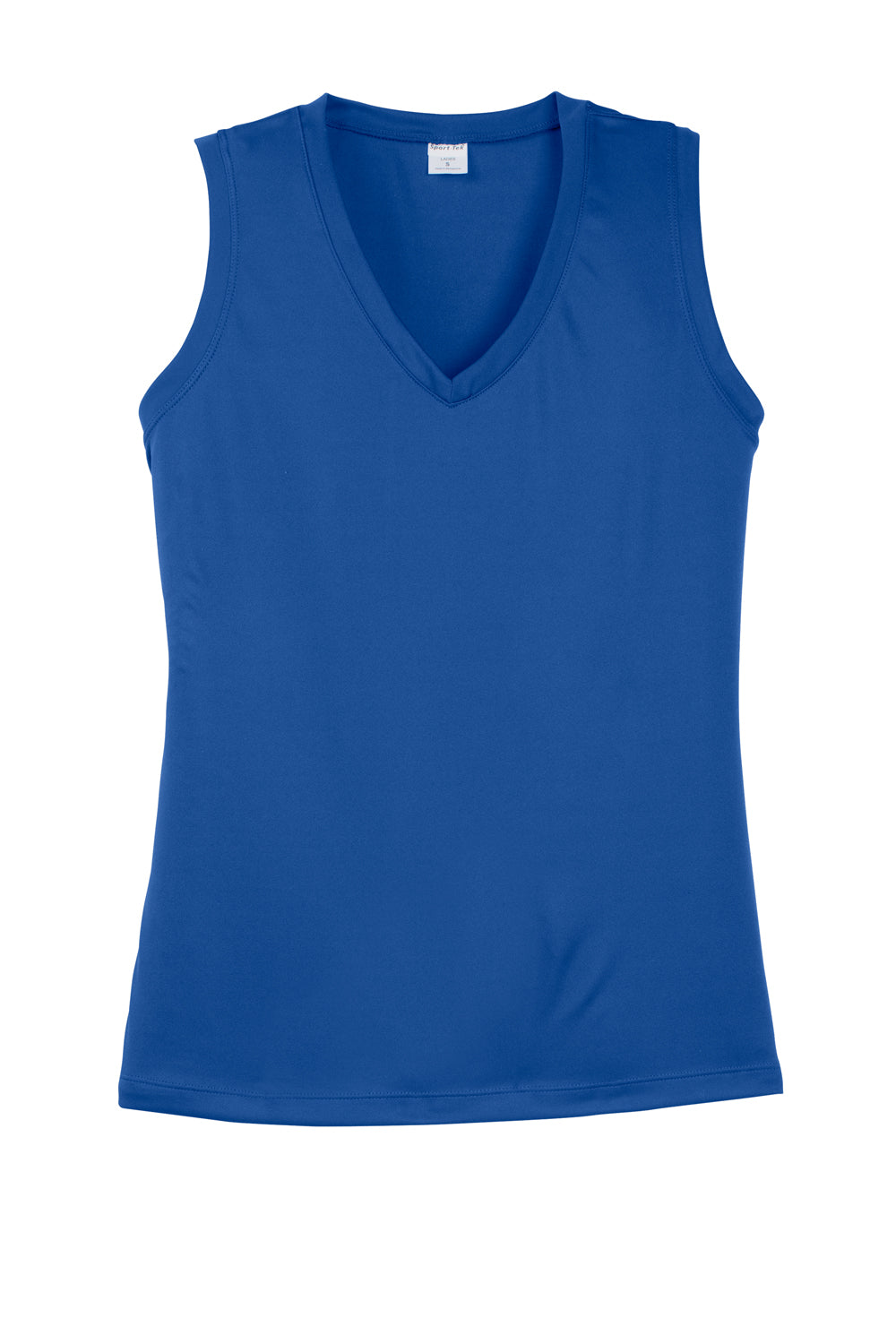 Sport-Tek LST352 Womens Competitor Moisture Wicking Tank Top True Royal Blue Flat Front