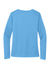 Sport-Tek LST353LS Womens Competitor Moisture Wicking Long Sleeve V-Neck T-Shirt Carolina Blue Flat Back