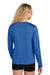 Sport-Tek LST353LS Womens Competitor Moisture Wicking Long Sleeve V-Neck T-Shirt True Royal Blue Model Back