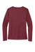 Sport-Tek LST353LS Womens Competitor Moisture Wicking Long Sleeve V-Neck T-Shirt Maroon Flat Back