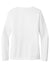 Sport-Tek LST353LS Womens Competitor Moisture Wicking Long Sleeve V-Neck T-Shirt White Flat Back