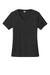 Sport-Tek LST353 Womens Competitor Moisture Wicking Short Sleeve V-Neck T-Shirt Black Flat Front