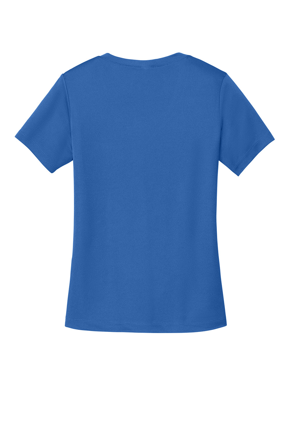 Sport-Tek LST353 Womens Competitor Moisture Wicking Short Sleeve V-Neck T-Shirt True Royal Blue Flat Back