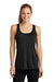 Sport-Tek LST356 Womens Competitor Moisture Wicking Tank Top Black Model Front