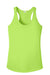 Sport-Tek LST356 Womens Competitor Moisture Wicking Tank Top Lime Shock Green Flat Front