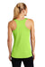 Sport-Tek LST356 Womens Competitor Moisture Wicking Tank Top Lime Shock Green Model Back