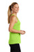 Sport-Tek LST356 Womens Competitor Moisture Wicking Tank Top Lime Shock Green Model Side