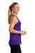 Sport-Tek LST356 Womens Competitor Moisture Wicking Tank Top Purple Model Side