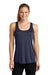 Sport-Tek LST356 Womens Competitor Moisture Wicking Tank Top True Navy Blue Model Front