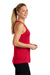 Sport-Tek LST356 Womens Competitor Moisture Wicking Tank Top True Red Model Side