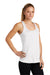 Sport-Tek LST356 Womens Competitor Moisture Wicking Tank Top White Model 3q