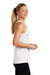 Sport-Tek LST356 Womens Competitor Moisture Wicking Tank Top White Model Side