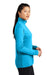 Sport-Tek LST357 Womens Competitor Moisture Wicking 1/4 Zip Sweatshirt Atomic Blue Model Side