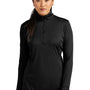 Sport-Tek Womens Competitor Moisture Wicking 1/4 Zip Sweatshirt - Black