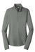 Sport-Tek LST357 Womens Competitor Moisture Wicking 1/4 Zip Sweatshirt Concrete Grey Flat Front