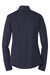 Sport-Tek LST357 Womens Competitor Moisture Wicking 1/4 Zip Sweatshirt True Navy Blue Flat Back