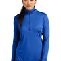 Sport-Tek Womens Competitor Moisture Wicking 1/4 Zip Sweatshirt - True Royal Blue