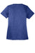 Sport-Tek LST360 Womens Contender Heather Moisture Wicking Short Sleeve Crewneck T-Shirt Heather Cobalt Blue Flat Back