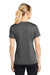 Sport-Tek LST360 Womens Contender Heather Moisture Wicking Short Sleeve Crewneck T-Shirt Heather Graphite Grey Model Back