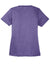 Sport-Tek LST360 Womens Contender Heather Moisture Wicking Short Sleeve Crewneck T-Shirt Heather Purple Flat Back