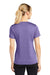 Sport-Tek LST360 Womens Contender Heather Moisture Wicking Short Sleeve Crewneck T-Shirt Heather Purple Model Back