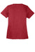 Sport-Tek LST360 Womens Contender Heather Moisture Wicking Short Sleeve Crewneck T-Shirt Heather Scarlet Red Flat Back