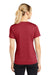 Sport-Tek LST360 Womens Contender Heather Moisture Wicking Short Sleeve Crewneck T-Shirt Heather Scarlet Red Model Back