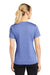 Sport-Tek LST360 Womens Contender Heather Moisture Wicking Short Sleeve Crewneck T-Shirt Heather True Royal Blue Model Back