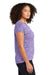 Sport-Tek LST390 Womens Electric Heather Moisture Wicking Short Sleeve Crewneck T-Shirt Purple Electric Model Side