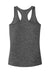 Sport-Tek LST396 Womens Electric Heather Moisture Wicking Tank Top Grey Black Electric Flat Back